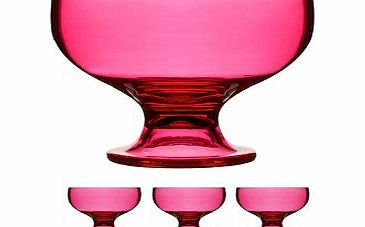 Sagaform Happy Days Bowls Hot Pink Set of 4