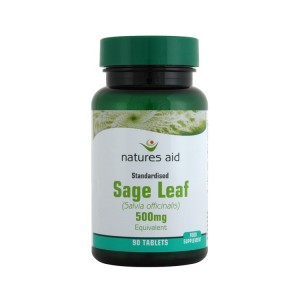 Sage Leaf 50mg (500mg equiv) 90 Tablets.