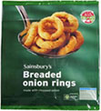 Sainsburys Breaded Onion Rings (750g)