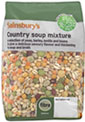 Sainsburys Country Soup Mixture (500g)