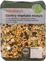Sainsburys Country Vegetable Mixture (500g)