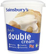 Sainsburys Double Cream (300ml)