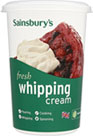 Sainsburys Fresh Whipping Cream (600ml)