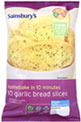 Sainsburys Garlic Bread Slices (10 per pack -