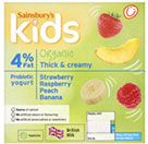 Sainsburys Kids Organic Thick and Creamy Fruity