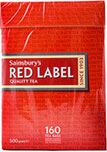 Sainsburys Red Label Quality Tea Bags (160) On