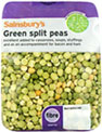 Sainsburys Split Green Peas (500g)