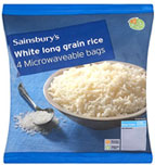 Sainsburys White Long Grain Rice (4x200g)