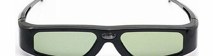 SainSonic Zodiac 904 Series 144Hz Rechargeable 3D Shutter Glasses for Acer/NEC/BenQ/eMachines/LG/Optoma/Vivitek 3D-Ready DLP Projectors*Black*