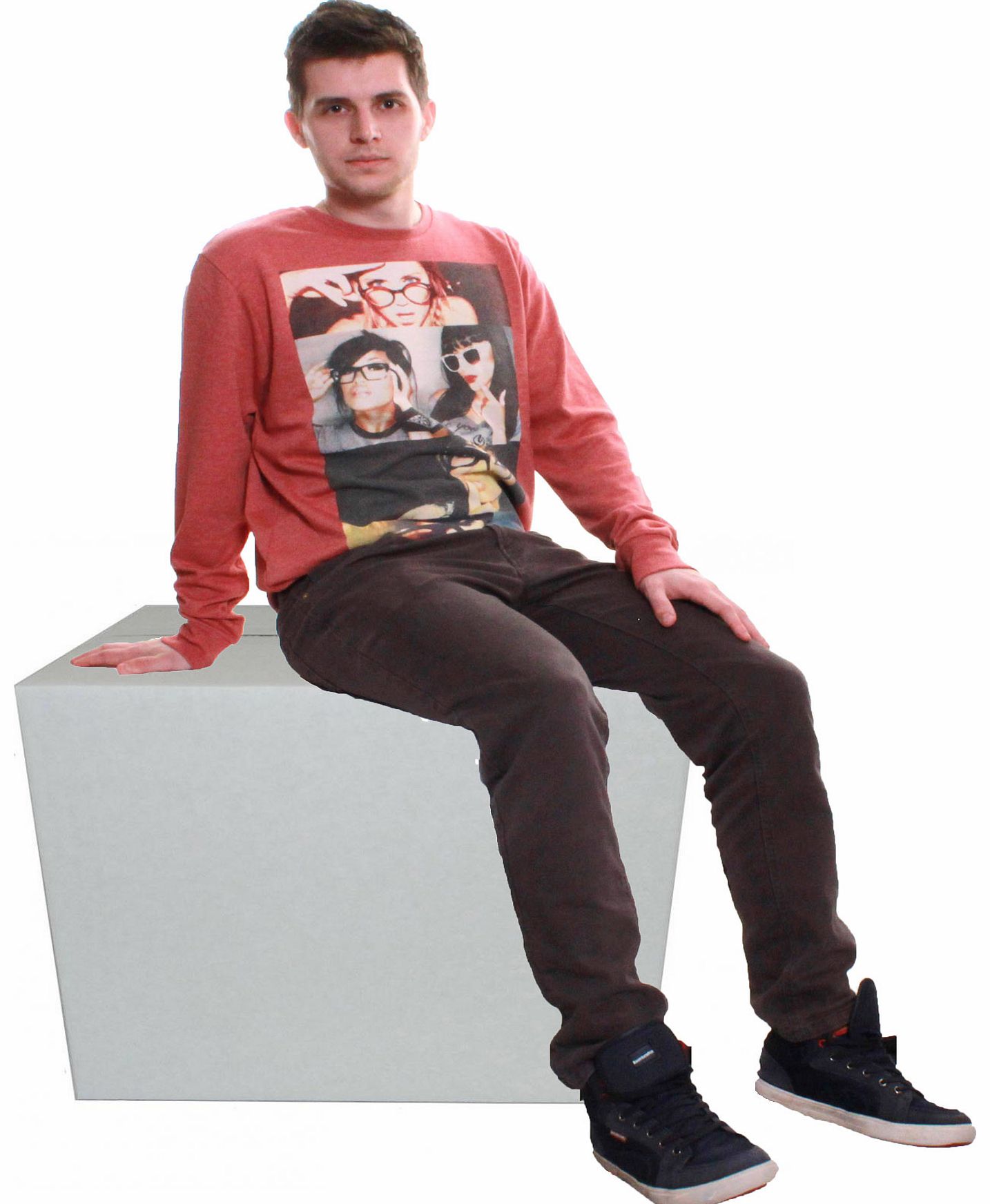 Saint Sinner Mens Shush Long Sleeve Top