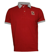 433 Red Pique Polo Shirt