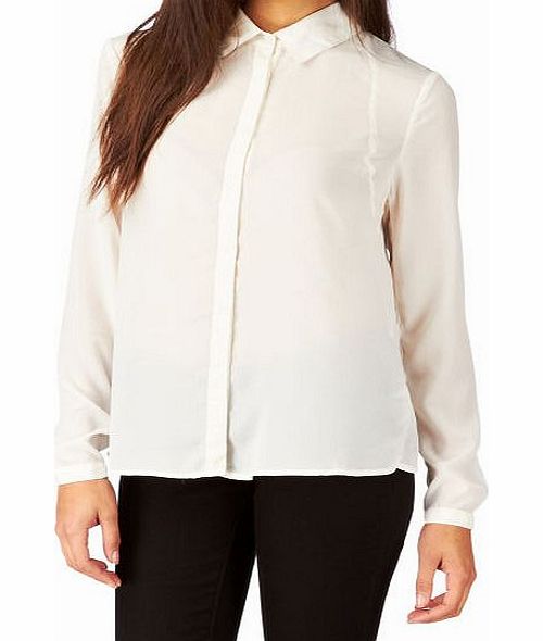 Saint Tropez Womens Saint Tropez Detailed Back Shirt -