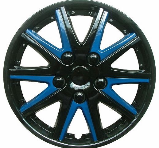 Sakura 13-inch Comet Wheel Trims - Blue