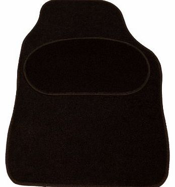 Sakura CMS1BK Universal Carpet Car Mat Set - Black