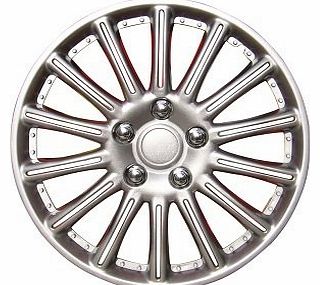 Sakura Wheel Trims 15-inch - Silver - Set of 4