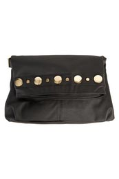 gold cicrle detail hold over handbag