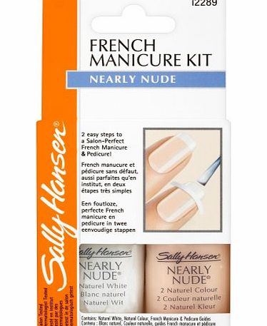 Sally Hansen Hard as Nails French Manicure Kit, Nearly Nude