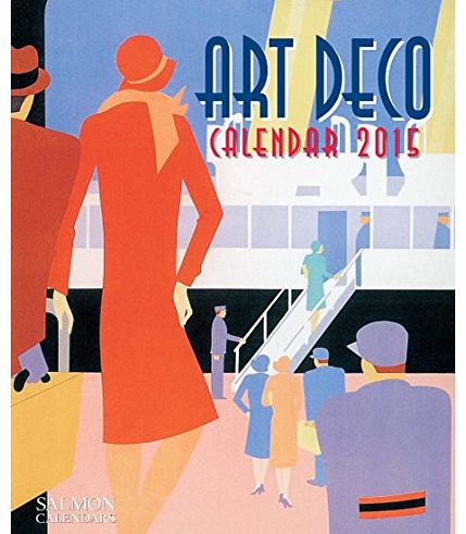 Art Deco Large Wall Calendar 2015