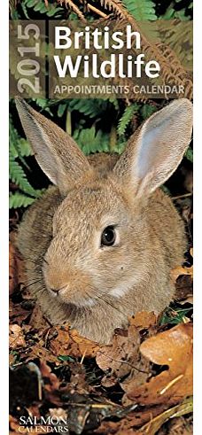 Salmon British Wildlife Slim Appointment Calendar 2015