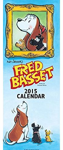 Fred Basset Slim Appointment Calendar 2015