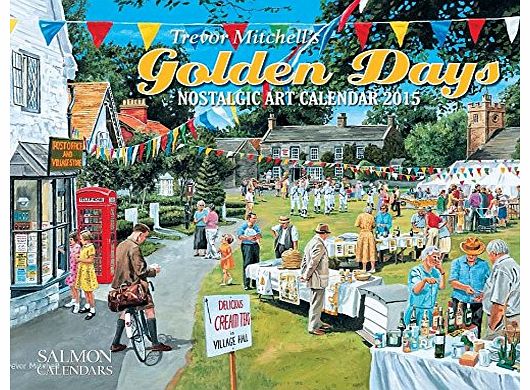 Salmon Golden Days Small Wall Calendar 2015