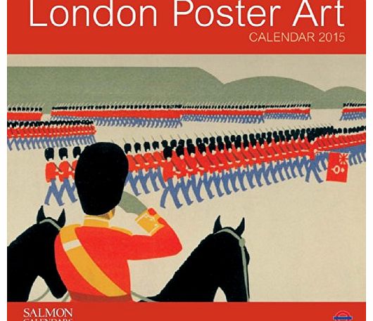 London Poster Art Large Wall Calendar 2015
