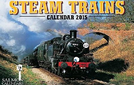 Salmon Steam Trains Small Wall Calendar 2015