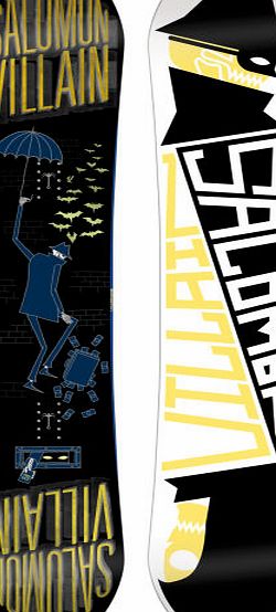 Salomon Mens Salomon The Villain Wide Snowboard - Multi