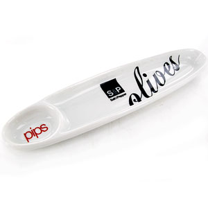 Salt and Pepper Olive Boat