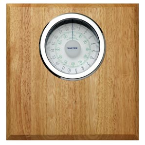 Salter Bathroom Scale- Rubberwood