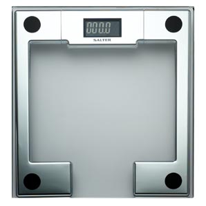 Salter Bathroom Scales Chrome/Glass