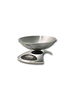 Salter Chromed Add and Weigh Electronic Scale