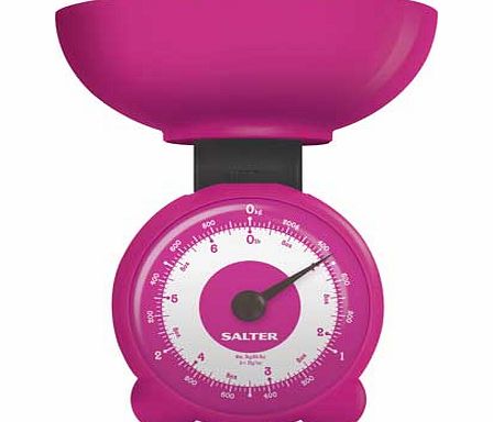 Salter Mechanical Orb Kitchen Scale - Pink
