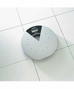 Silver Effect Lithium Bathroom Scale
