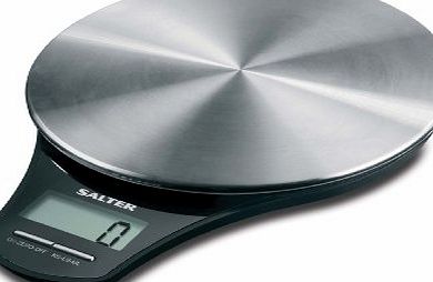 Salter Stainless Steel Platform Electronic Kitchen Scale by Salter- Silver