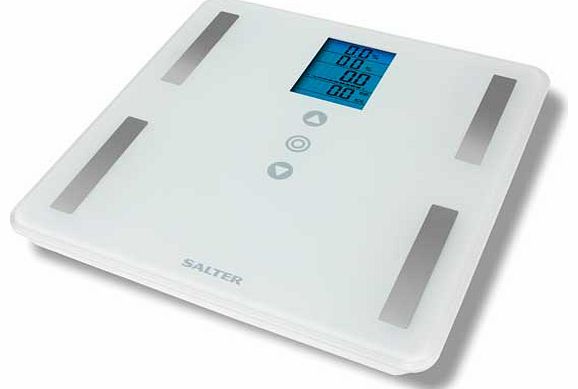 Salter Touch Body Analyser Bathroom Scale - White