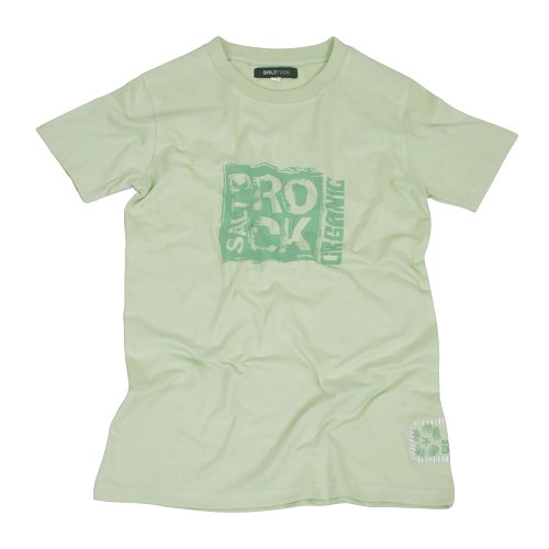 Saltrock Ladies Saltrock Block Organic Tee Pale Green
