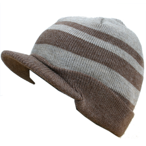 Saltrock Mens Saltrock Peak Beanie Stone/brown