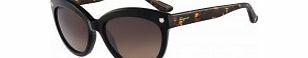 Salvatore Ferragamo Ladies SF675S Black Sunglasses