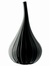 Salviati Drops Black Gloss Bud Vase