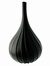 Drops Black Matt Bud Vase