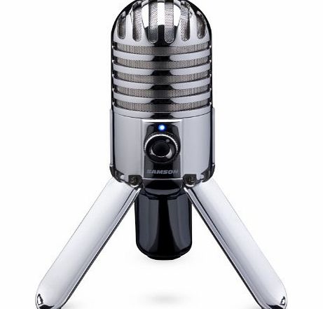 SAMSON  Meteor USB Microphone - Chrome