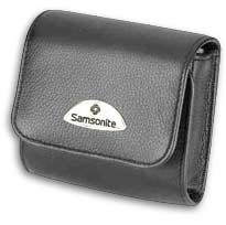 Samsonite Camera Case ~ Makemo BLACK Leather Model 16 - 26447 - SPECIAL