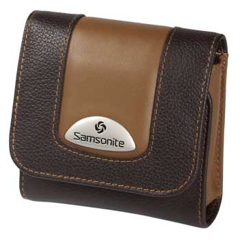 Samsonite Camera Case ~ Makemo BROWN Leather Model 70 - 28085