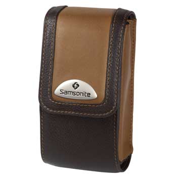 Samsonite Camera Case ~ Makemo BROWN Leather Model 80 - 28089