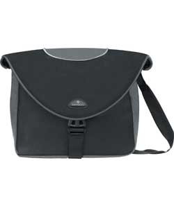 Outliners Messenger Bag - Black and Grey
