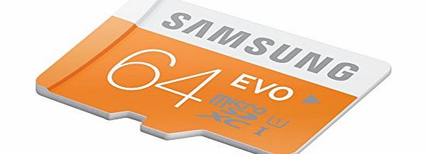 Samsung 64GB 48 MB/s UHS-1 Class 10 MicroSD XC Memory Card Bulk Pack