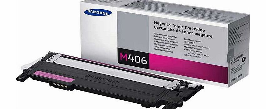 Samsung CLT-M406S-ELS Toner Cartridge - Magenta
