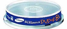 Samsung DVD R 10 PACK SPINDLE - 4.7 GB 8 x - BLANK RECORDABLE DVD