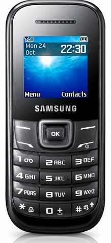Samsung E1200i Keystone 2 Mobile Phone (O2 Pay as you go, Black)